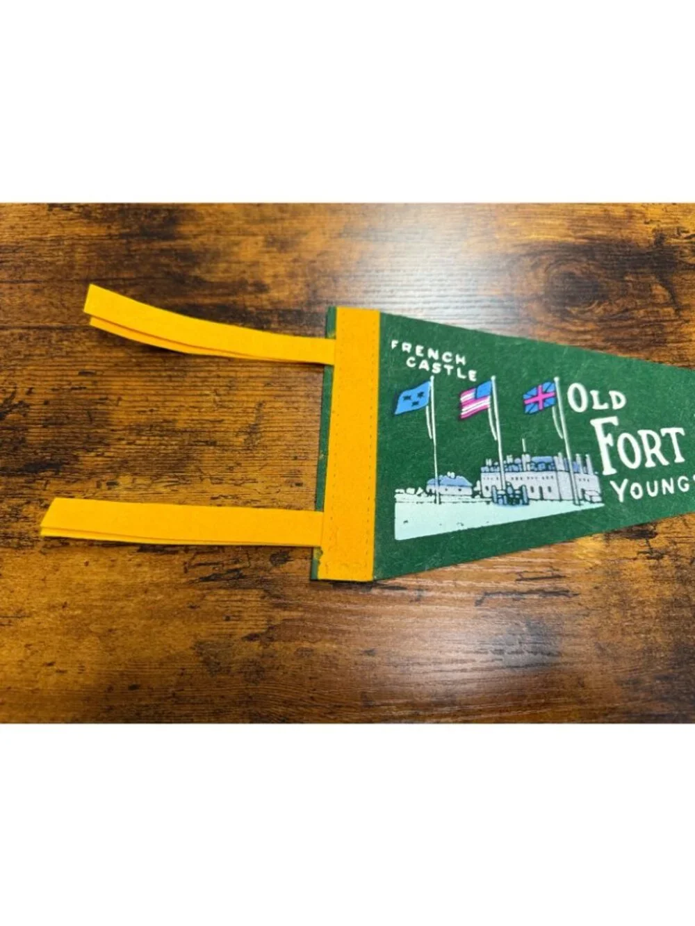 Vintage Old Fort Niagara Youngstown, N.Y. pennant